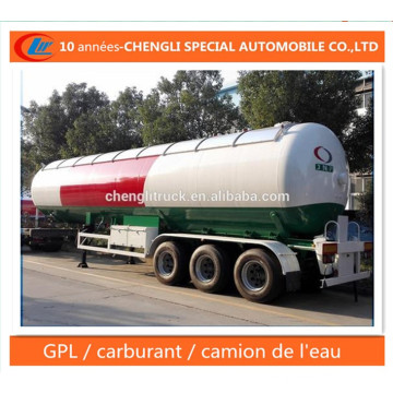 56000L LPG Trailer 56cbm LPG Tank Semi-remorque